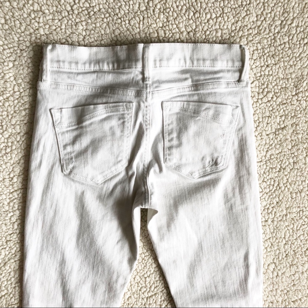 Mid Rise Ripped Jean Leggings - Picture 2 of 7